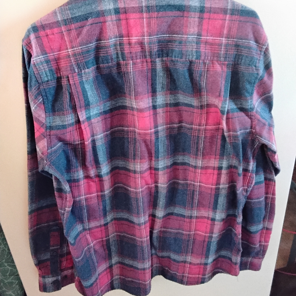 Weatherproof Vintage Men's Classic Long Sleeve Plaid Flannel Button Down Shirt L - Picture 3 of 3